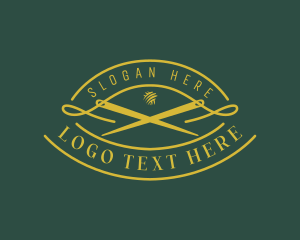 Tufting - Needle Stitching Tailor logo design