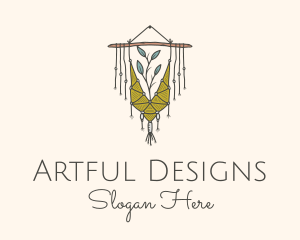 Nature Boho Wall Decoration logo design