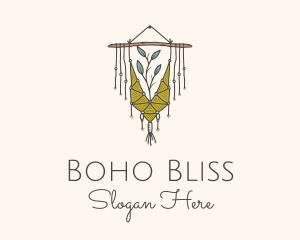 Nature Boho Wall Decoration logo design