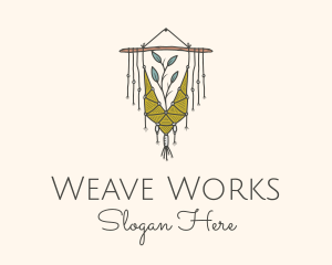 Weave - Nature Boho Wall Decoration logo design