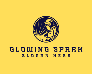 Industrial Welder Fabrication logo design