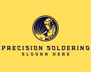Soldering - Industrial Welder Fabrication logo design