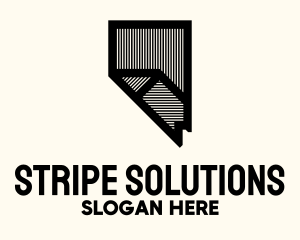 Nevada Real Estate Stripe logo design