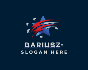 Patriotic American Star Logo