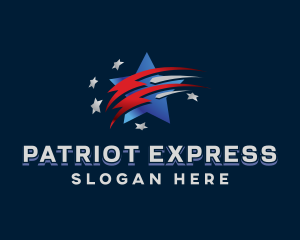 Nationalist - Patriotic American Star logo design