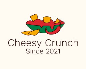 Nachos - Spicy Tortilla Chips logo design