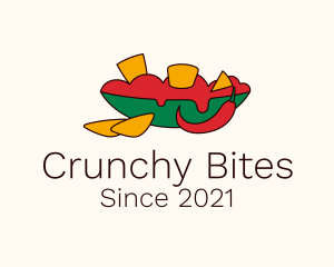 Chips - Spicy Tortilla Chips logo design