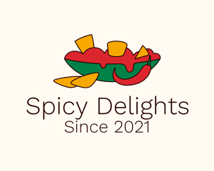 Spicy - Spicy Tortilla Chips logo design