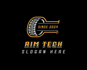 Tires Maintenance Repair  logo design