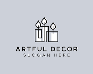 Decor Candle Maker logo design