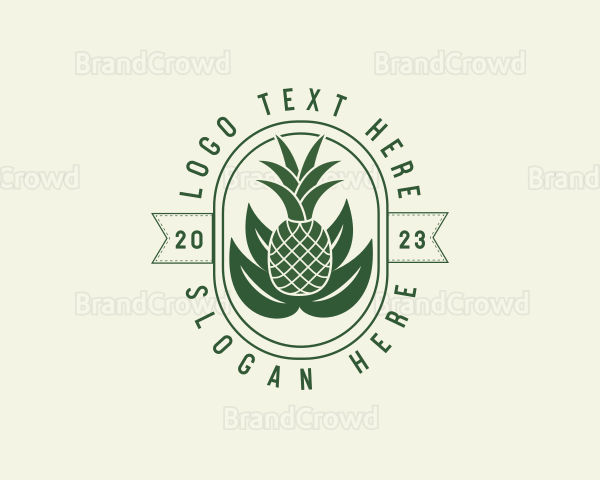 Pineapple Fruit Farm Logo