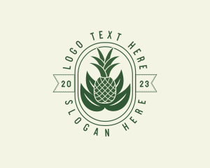 Juice - Pineapple Fruit Farm logo design