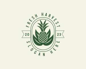 Pineapple Fruit Farm  logo design