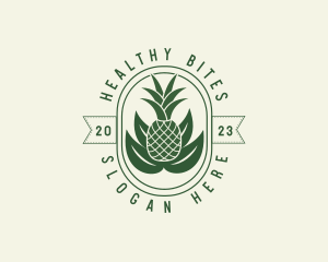 Pineapple Fruit Farm  logo design