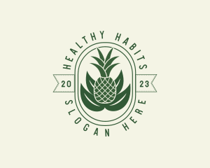 Pineapple Fruit Farm  logo design