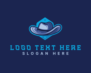 Western - Western Cowboy Hat logo design