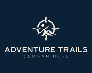 Mountain Compass Exploration logo design