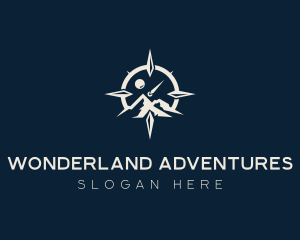 Mountain Compass Exploration logo design