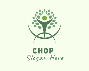 Green - Human Environment Advocate logo design