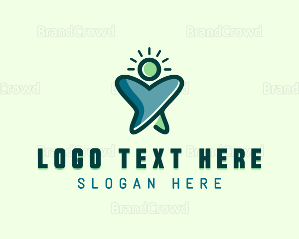 Tooth Dental Human Logo