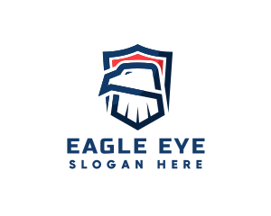 Eagle Bird Shield logo design