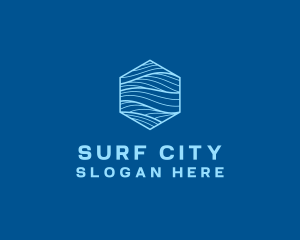 Water Surf Waves logo design