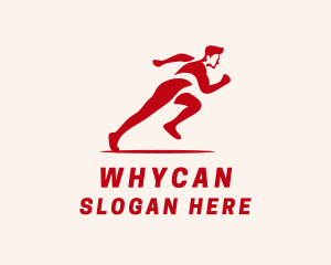 Sprint Runner Athlete  Logo