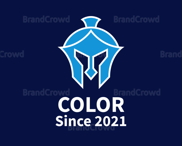 Blue Knight Helmet Logo