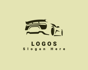  Sports Car Speed Racing Logo