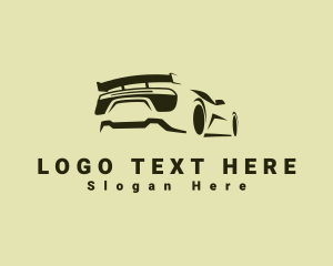  Sports Car Speed Racing Logo