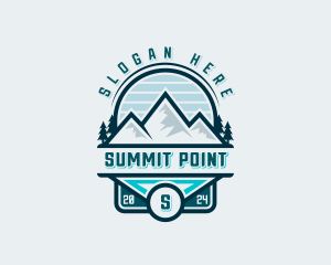 Summit Mountain Hiking logo design