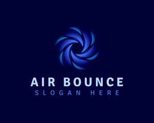 Air Cooling Ventilation logo design