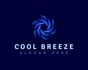 Air Cooling Ventilation logo design