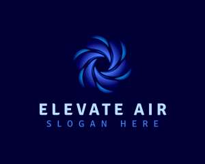 Air Cooling Ventilation logo design