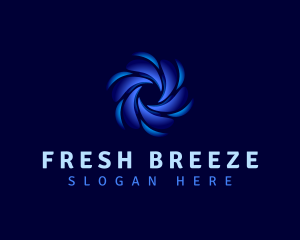 Breeze - Air Cooling Ventilation logo design