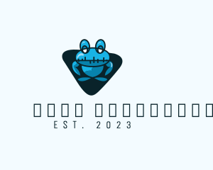 Online - Video Game Tech Frog logo design