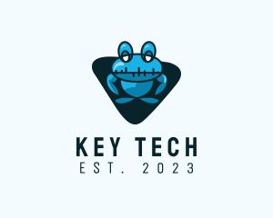 Video Game Tech Frog logo design