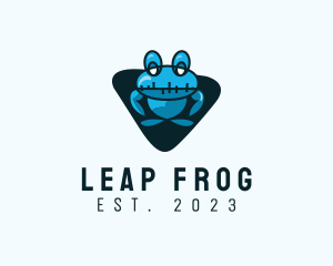 Video Game Tech Frog logo design