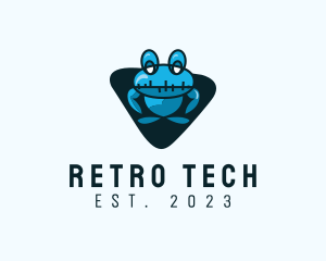 Video Game Tech Frog logo design