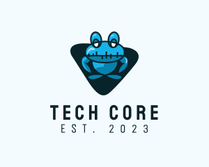 Video Game Tech Frog logo design