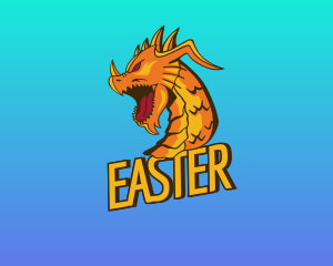 Beast Dragon Gamer Logo