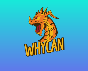Beast Dragon Gamer Logo