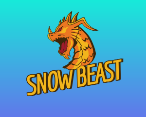 Beast Dragon Gamer logo design