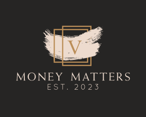 Asset Management - Luxury Paint Letter V logo design