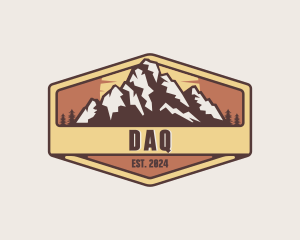 Outdoor Mountain Trekking Logo