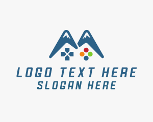 Adventure - Mountain Gaming Console logo design