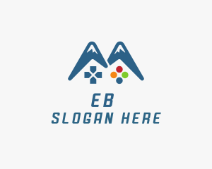 Game Streaming - Mountain Gaming Console logo design