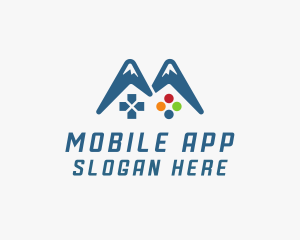 App - Mountain Gaming Console logo design