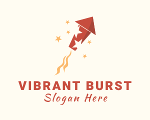 Burst - Star Rocket Fireworks logo design