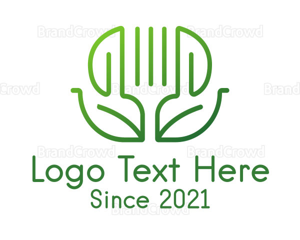 Healthy Vegetarian Restaurant Logo